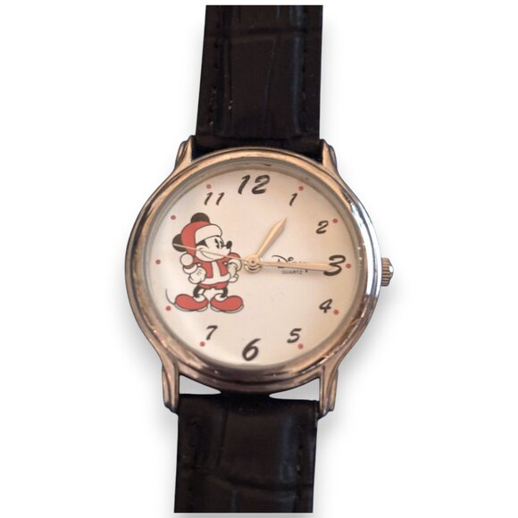 Disney Accessories - Disney special edition collection series Retired Santa Claus Mickey Mouse watch